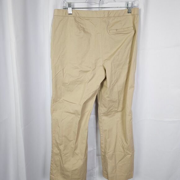 NWT Coldwater Creek Womens Petite 10 32x28 Beige Aspenwood Fit Bootcut Leg Pants - Picture 2 of 6